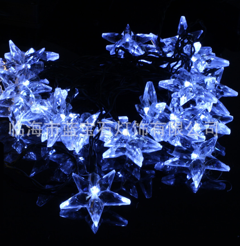 5M 20LED Star String Fairy Lights For Wedding Decorations Home Outdoor Christmas Tree Decorations Christmas Lights Indoor